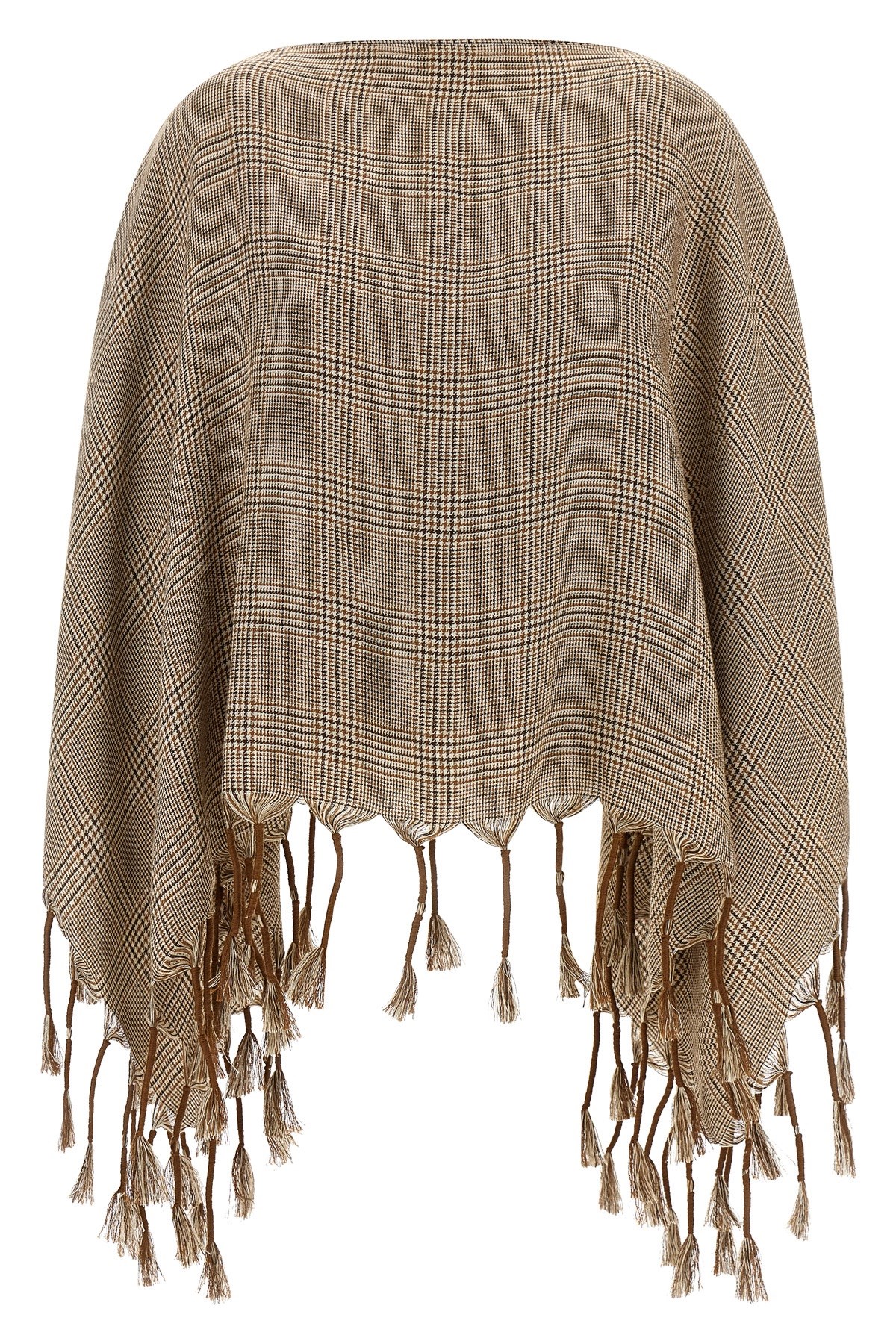 BRUNELLO CUCINELLI BRUNELLO CUCINELLI Poncho Aus Leinen　BRUNELLO CUCINELLI ポンチョ アウス ライネン