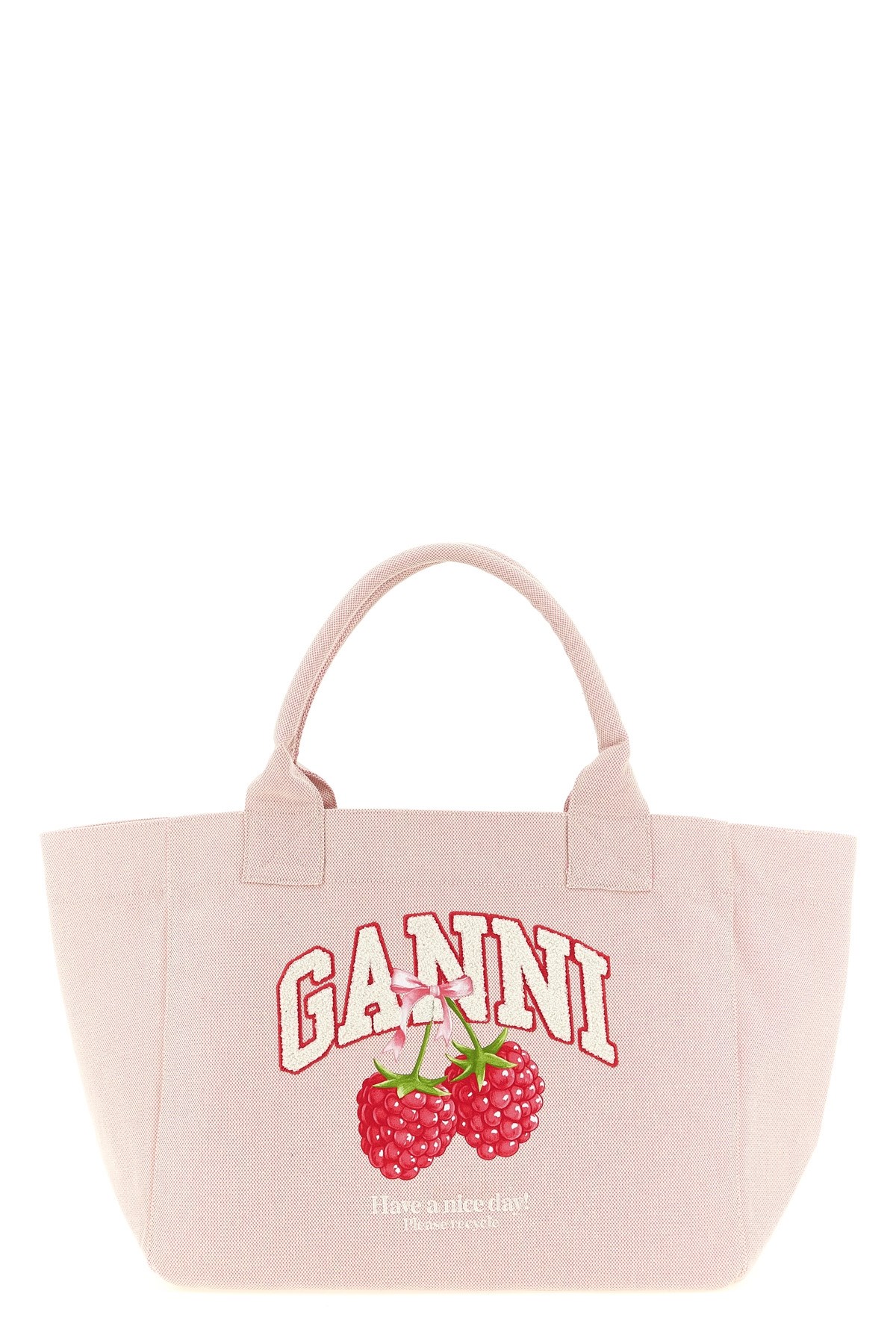 Medium 'Raspberry' Shopping Bag