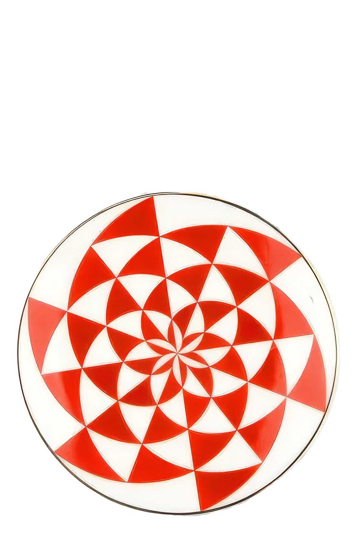 Bitossi 'oracolo' Side Plate ⌀ 12 Cm In Red