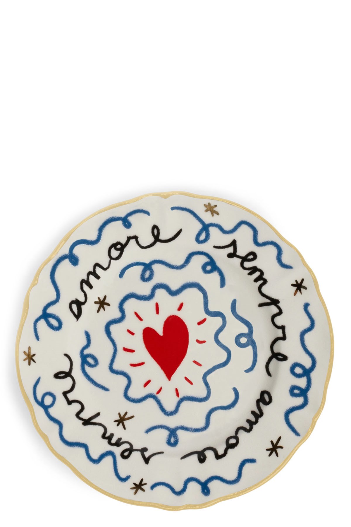 Bitossi 'cuore' Side Plate ⌀ 16,5 Cm In Multi