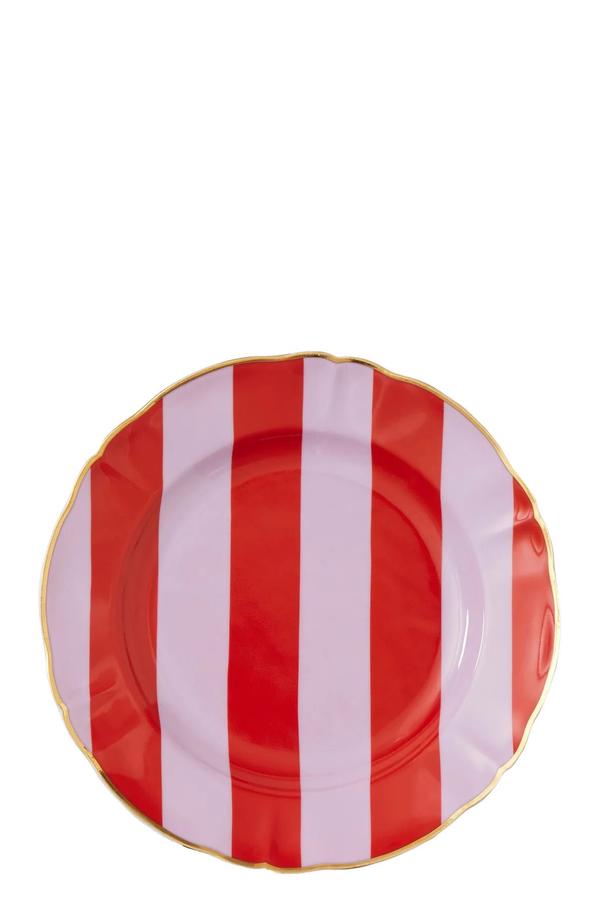 Bitossi Fruit Plate 'righe' ⌀ 20.5 Cm In Multi