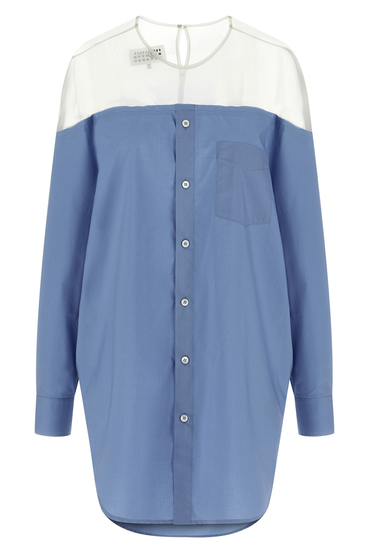 MM6 MAISON MARGIELA Tulle Insert Shirt