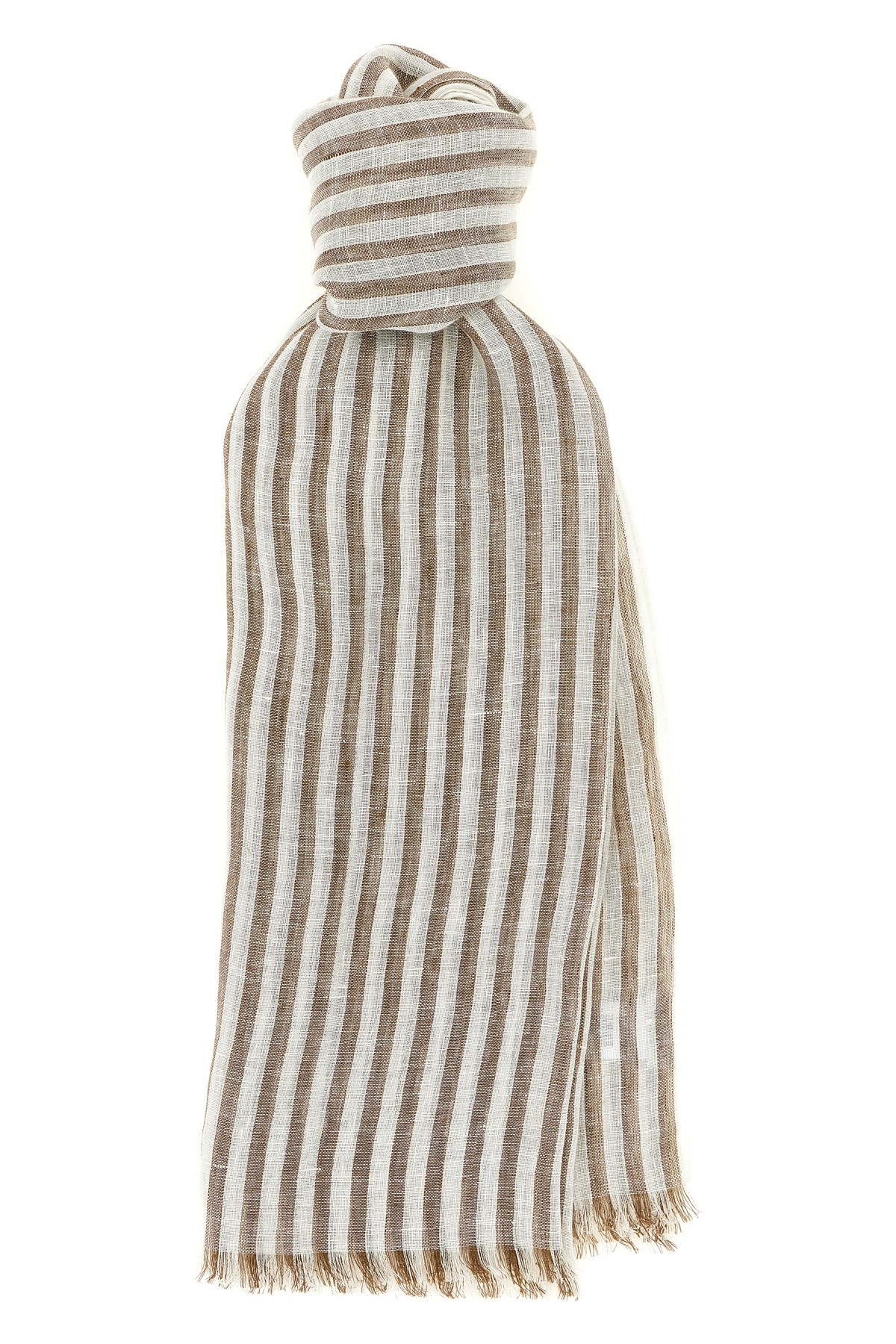 BRUNELLO CUCINELLI BRUNELLO CUCINELLI Leinenschal "Sparkling"　ブルネロ クチネリ「スパークリング」ライネンシャル