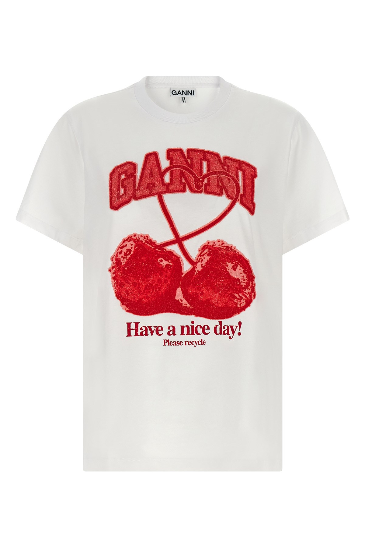GANNI T-Shirt "Cherry"　GANNI Tシャツ「チェリー」 GANNI