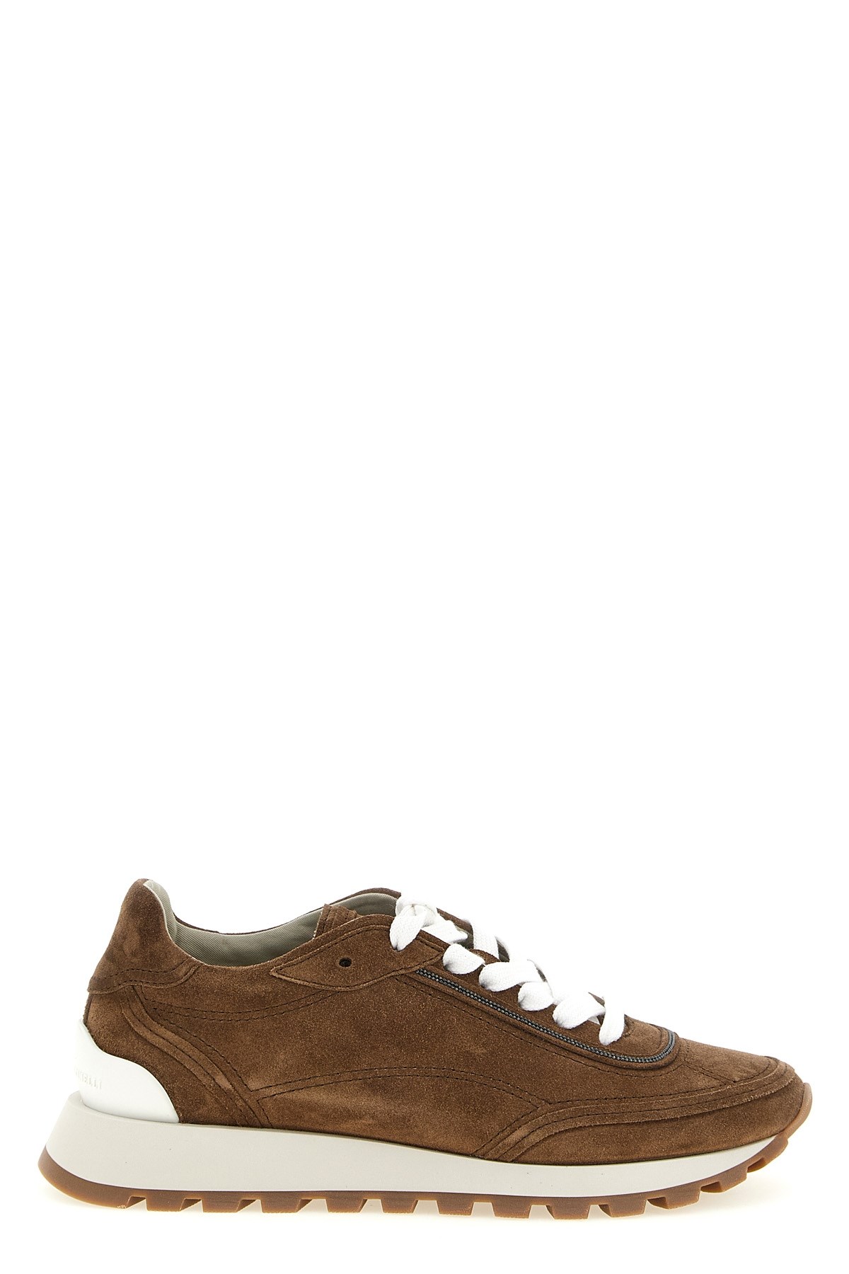 BRUNELLO CUCINELLI 'Monile' Suede Sneakers