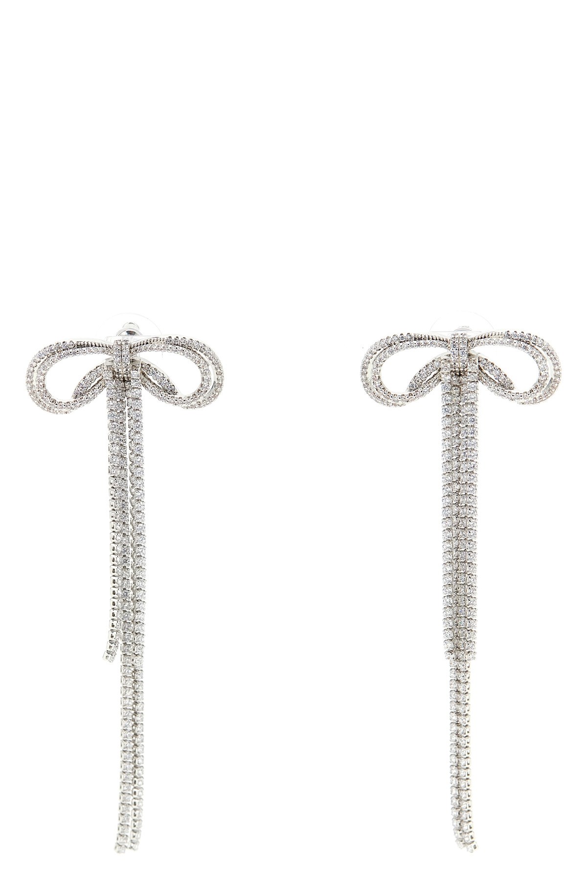'Double Crystal Bow' Earrings