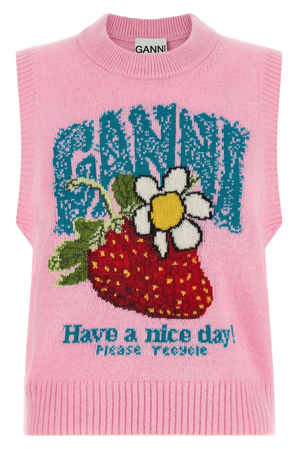 GANNI Weste "Strawberry"　ガニー・ウェスト「ストロベリー」 GANNI