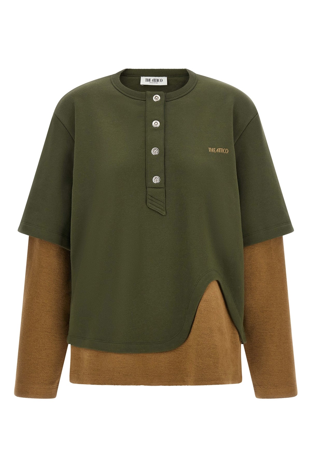 THE ATTICO Sweatshirt Trompe L'oeil THE