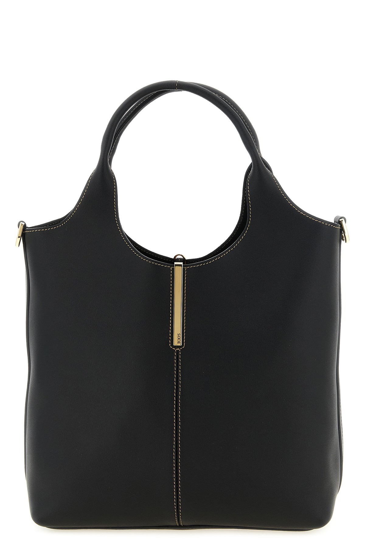 TOD'S Small Metal Plate Shopping Bag