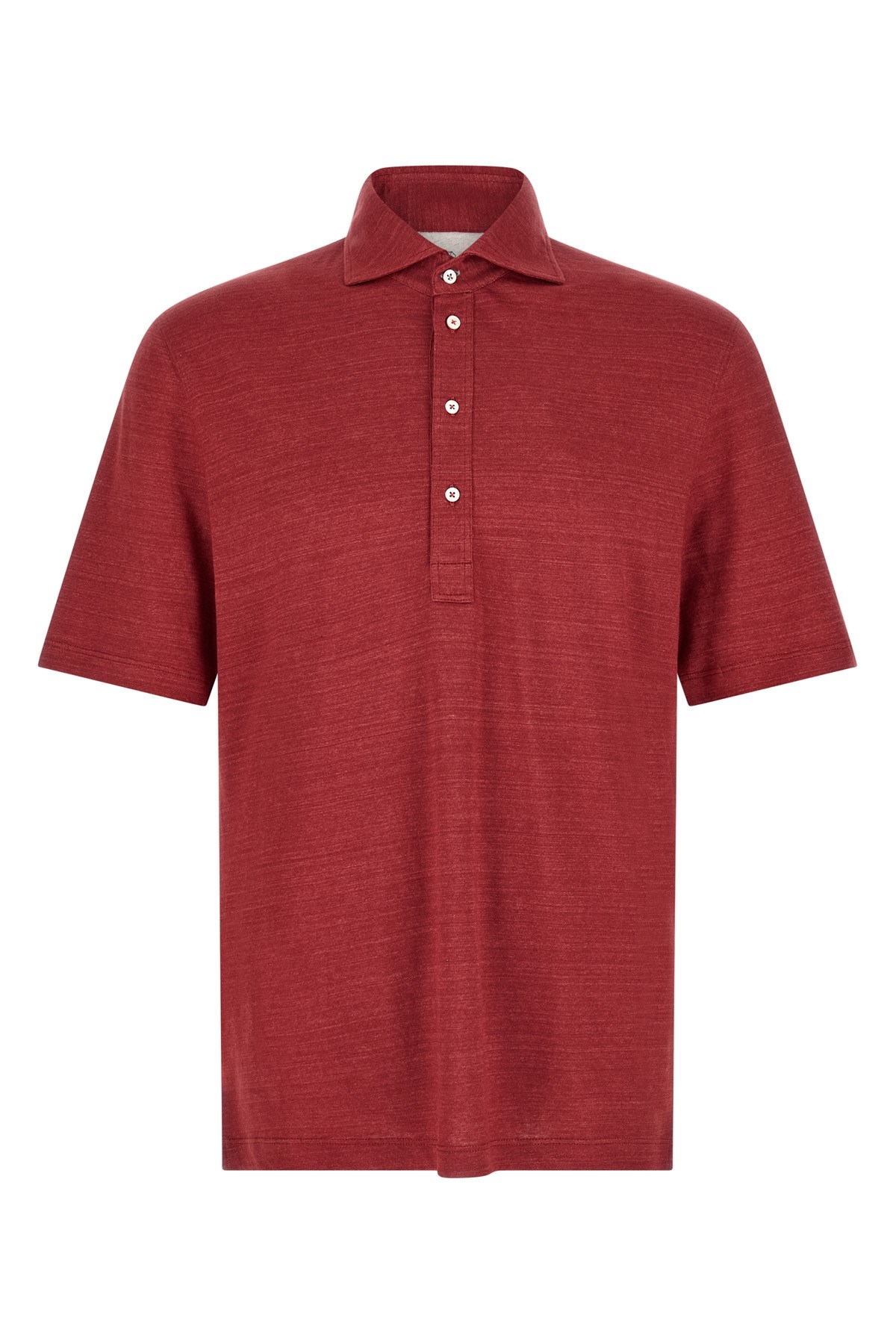 BRUNELLO CUCINELLI Polo-Jersey Melange　BRUNELLO CUCINELLI ポロジャージ メランジ BRUNELLO