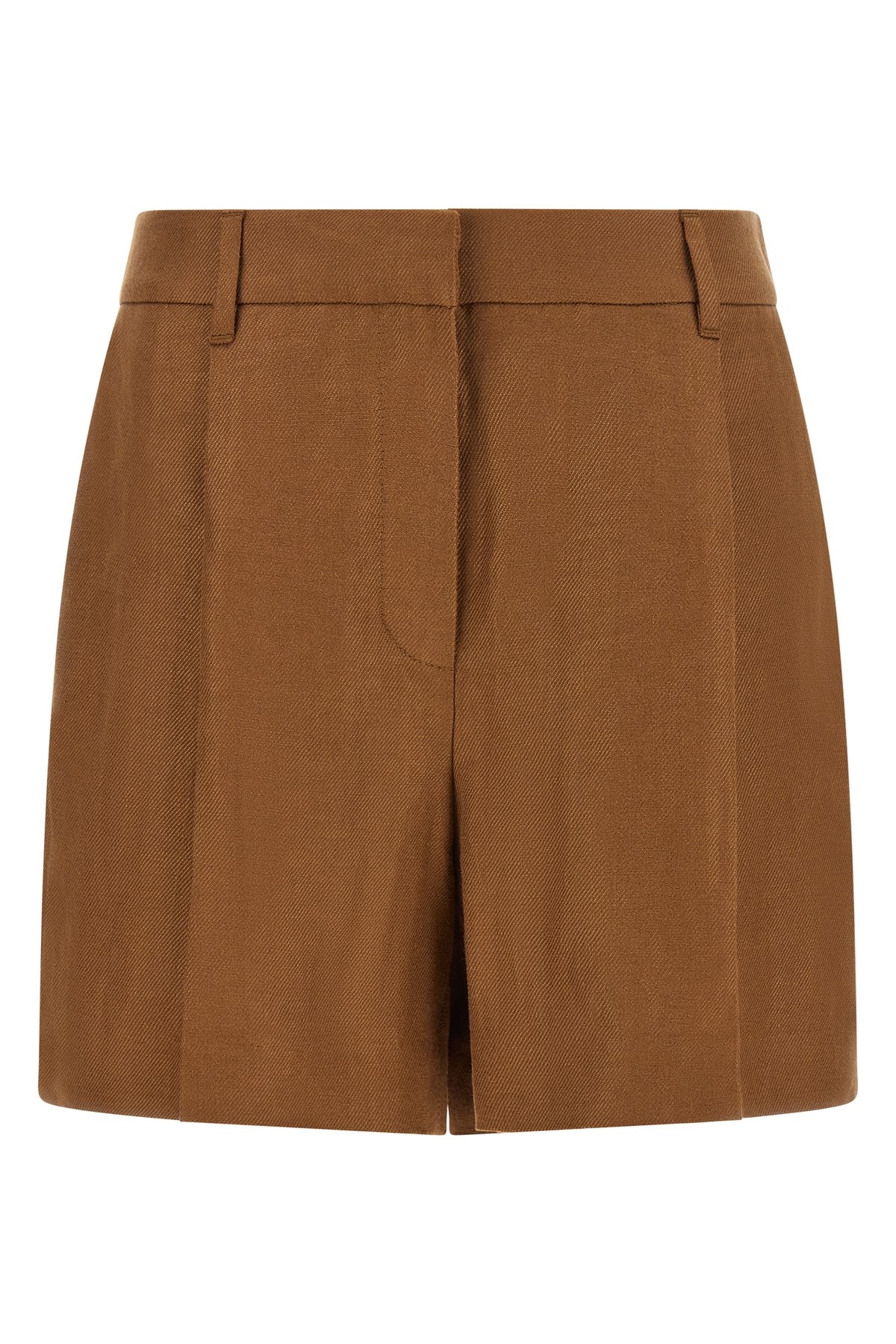 Brunello Cucinelli 'monile' Tailored Bermuda Shorts In Brown