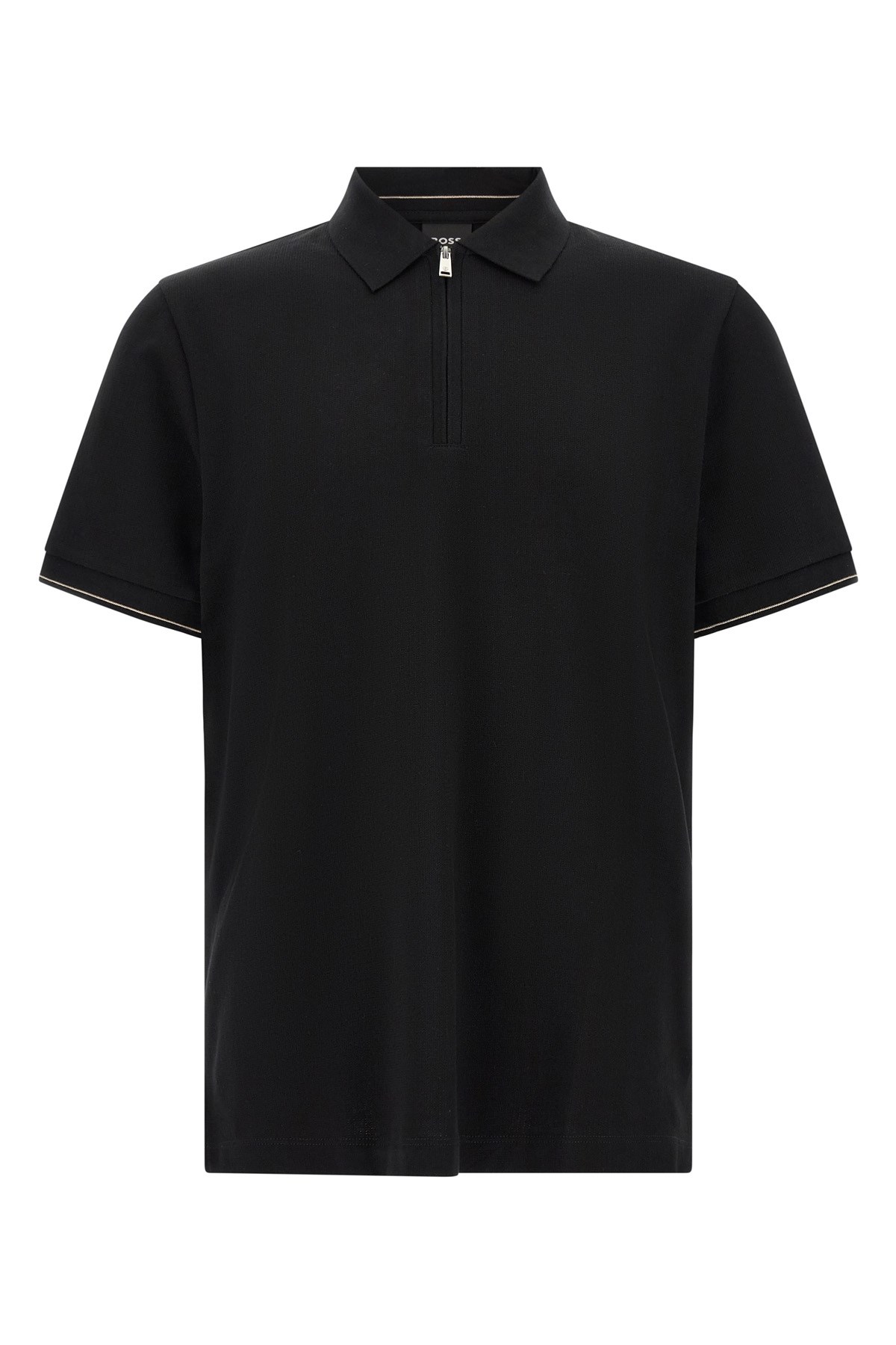 Hugo Boss 'c-pei 90' Polo Shirt In Black