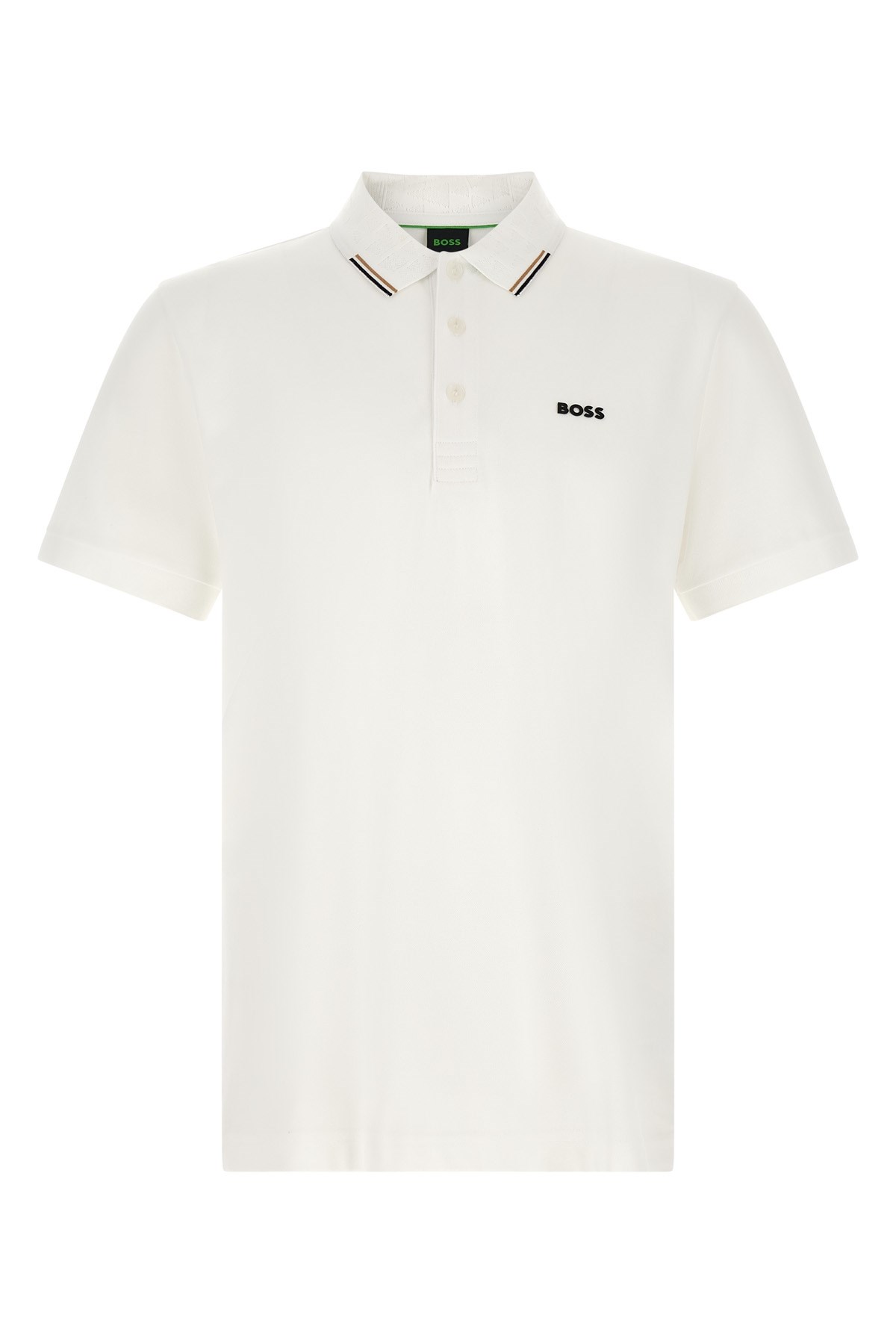 Hugo Boss 'swing Paddy' Polo Shirt In White
