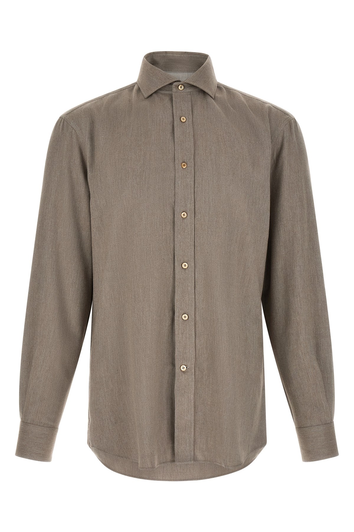 BRUNELLO CUCINELLI Hemd Mit Fischgrätenmuster　BRUNELLO CUCINELLI ヘリンボーン シャツ BRUNELLO