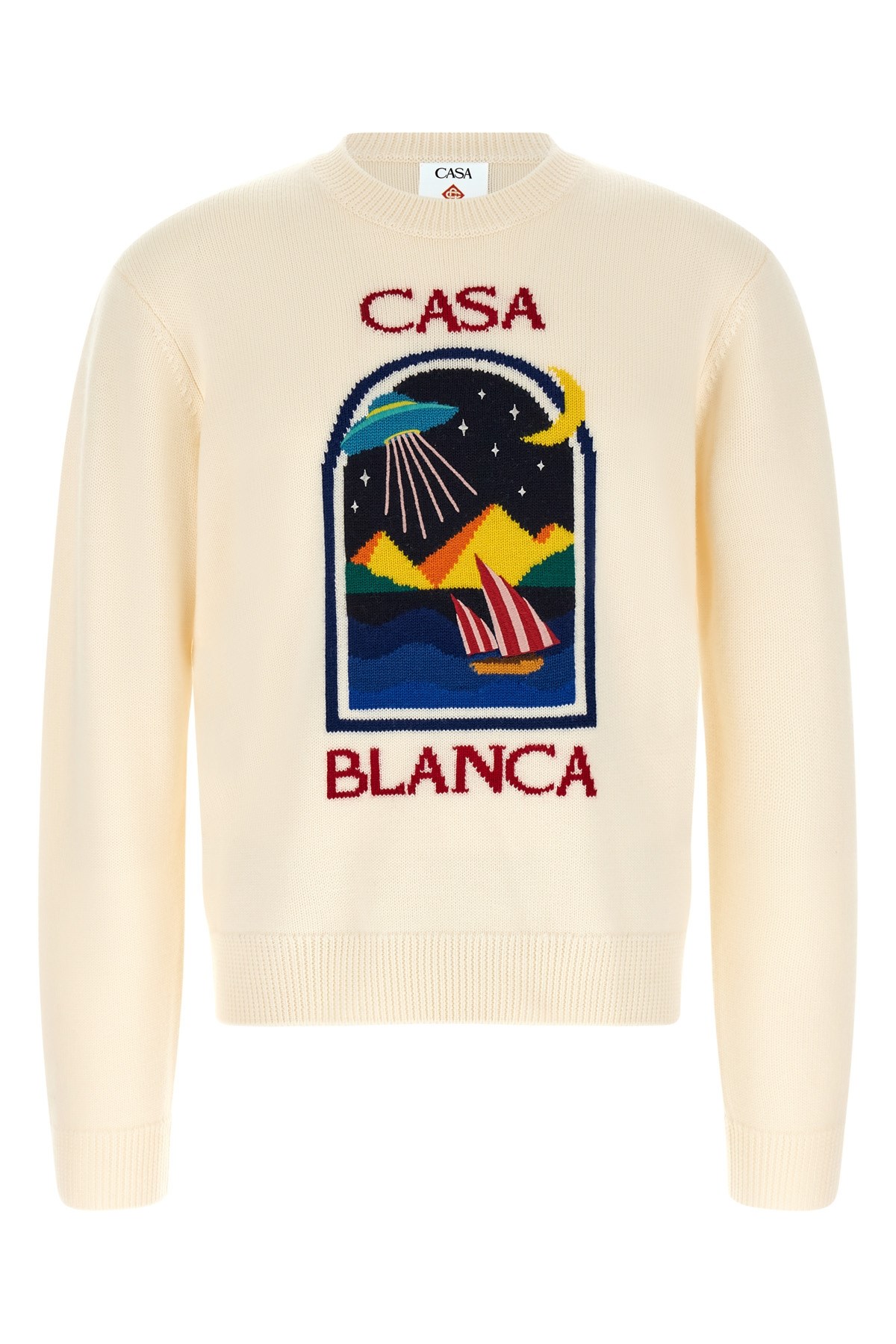 CASABLANCA Pullover "Pyramid Abduction"　カサブランカ プルオーバー「ピラミッド・アブダクション」 CASABLANCA