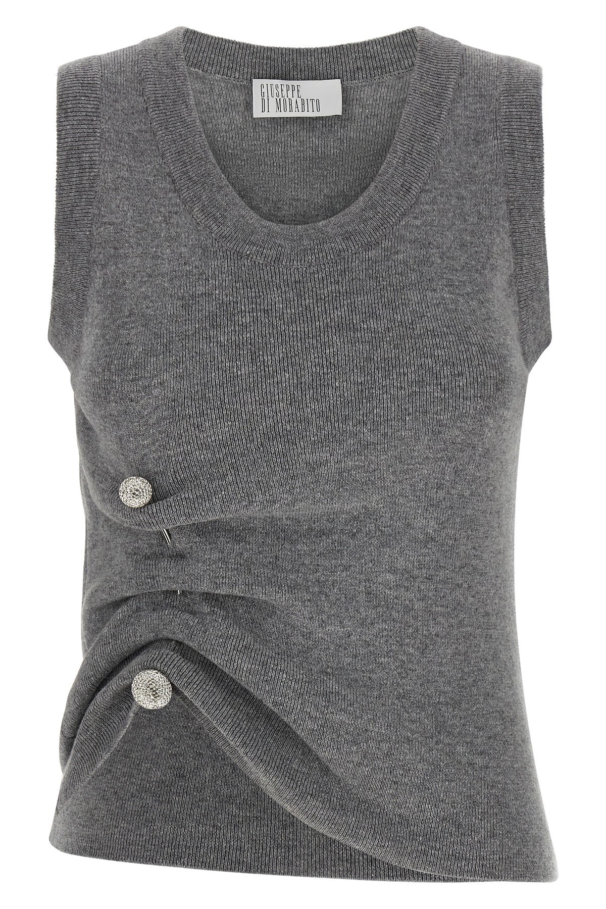 GIUSEPPE DI MORABITO Jewel Brooch Top