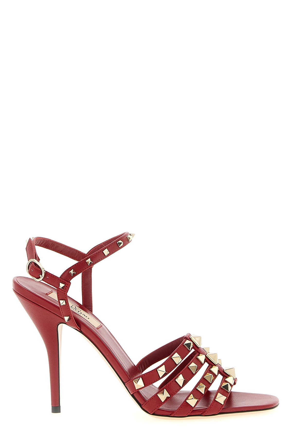 Valentino Garavani 'rockstud' Sandals In Rot