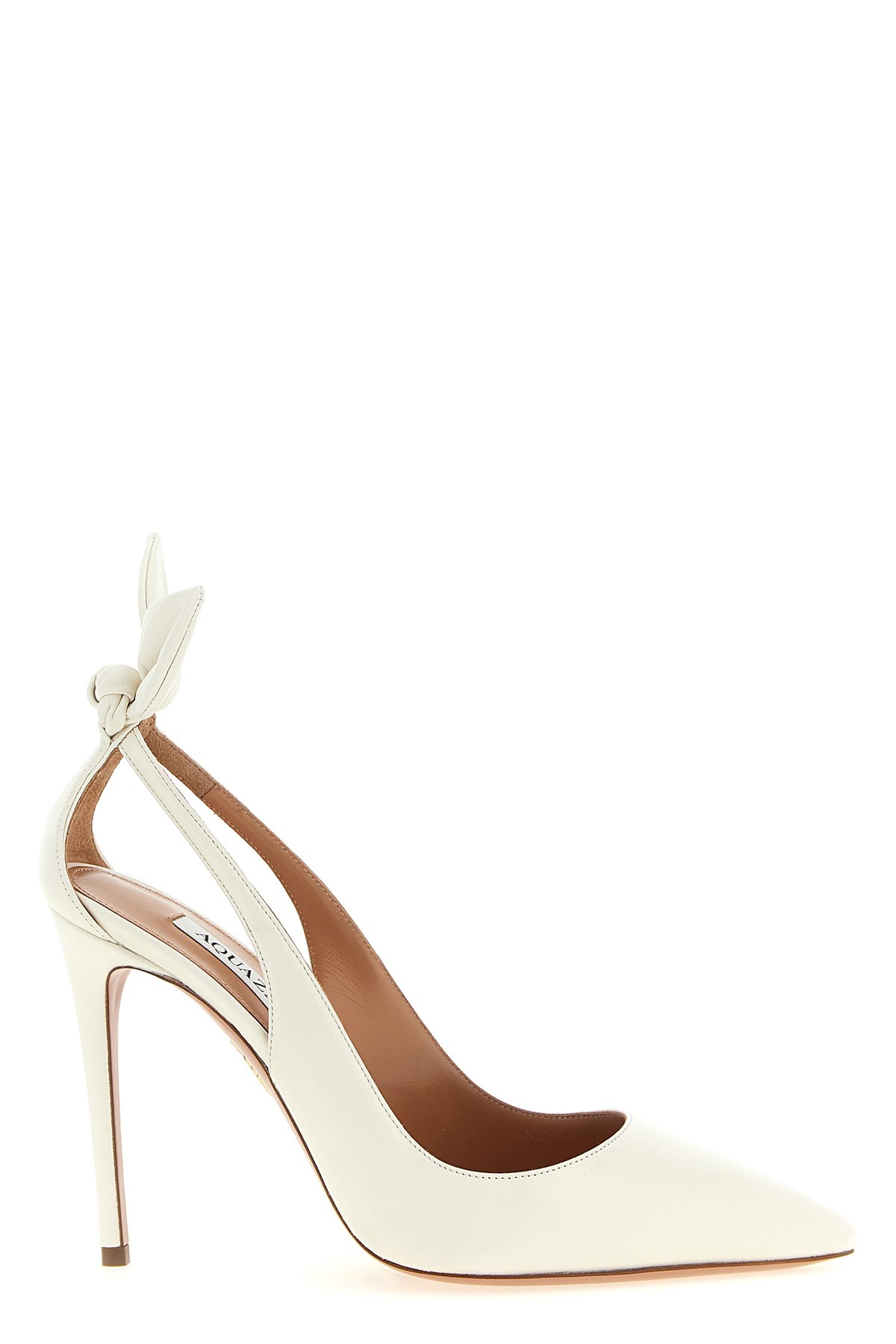 Aquazzura Pumps "bow Tie" In Weiss