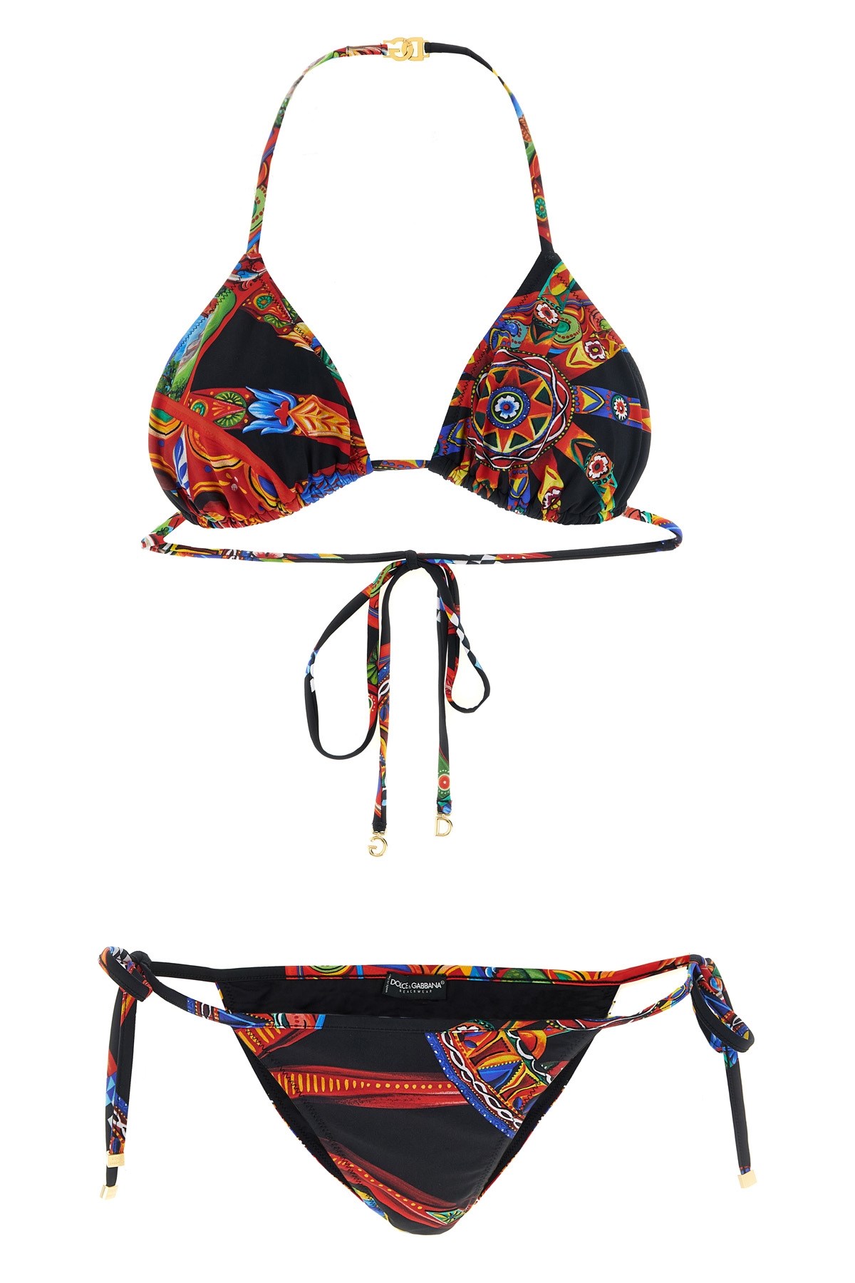 Dolce & Gabbana 'carretto' Bikini In Multi