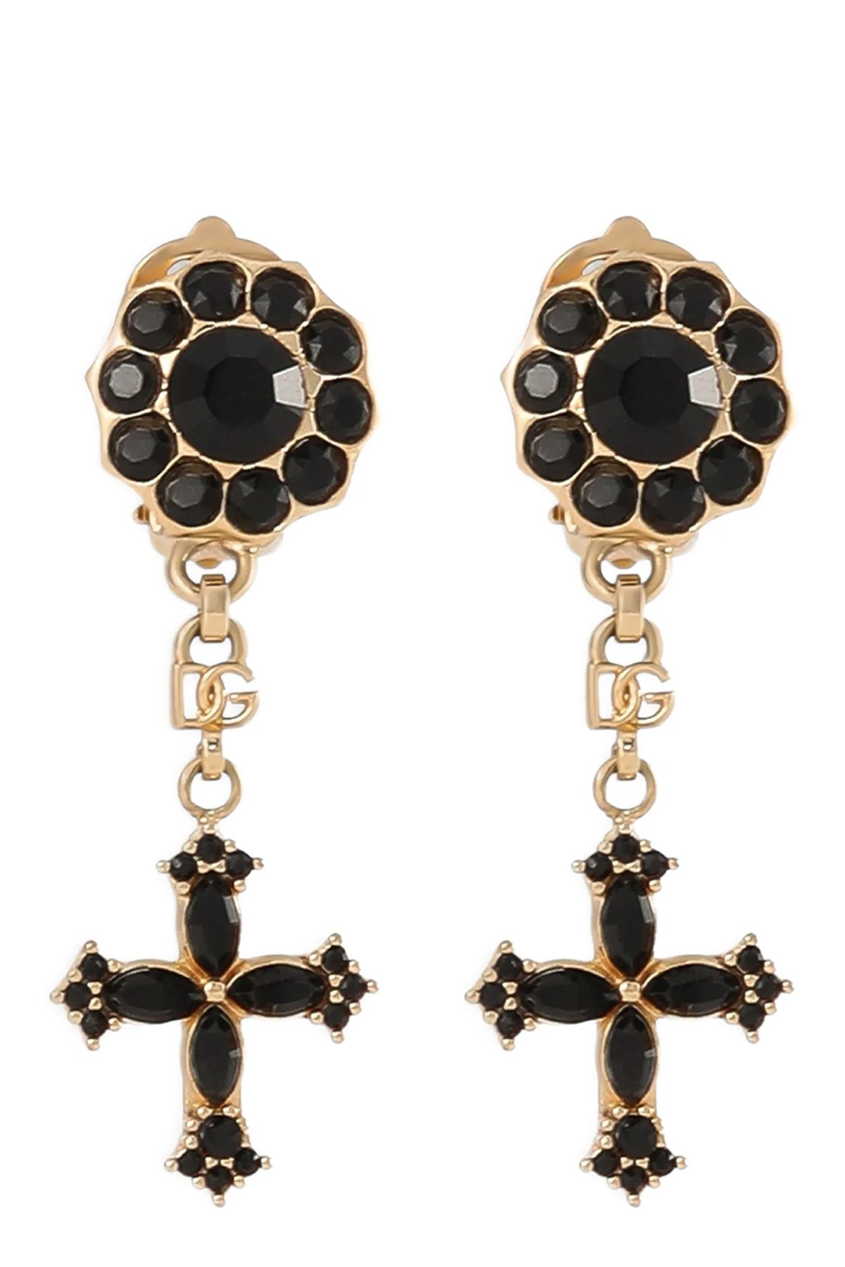 DOLCE & GABBANA Cross Pendant Earrings
