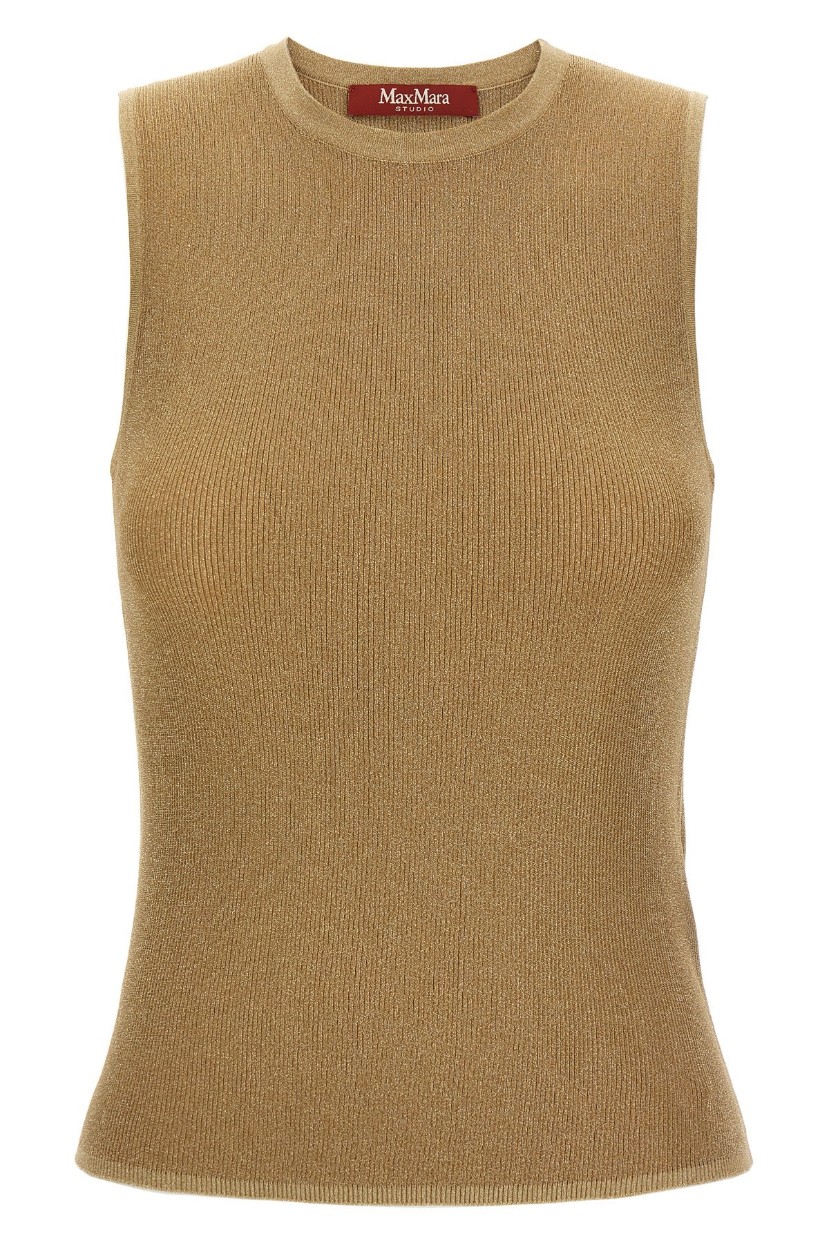 Max Mara 'mstsante' Top In Gold