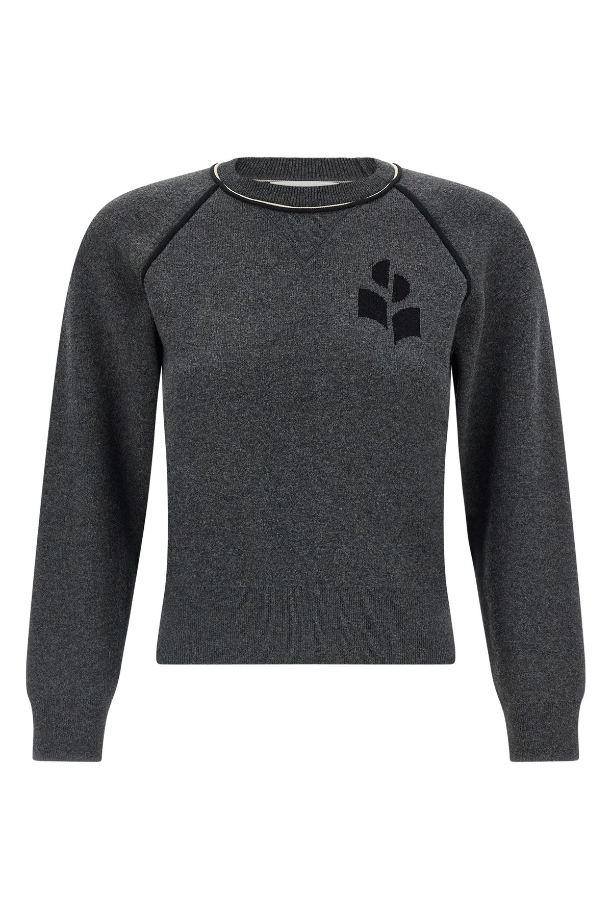 Isabel Marant Étoile 'loriby' Knit Sweatshirt In Gray