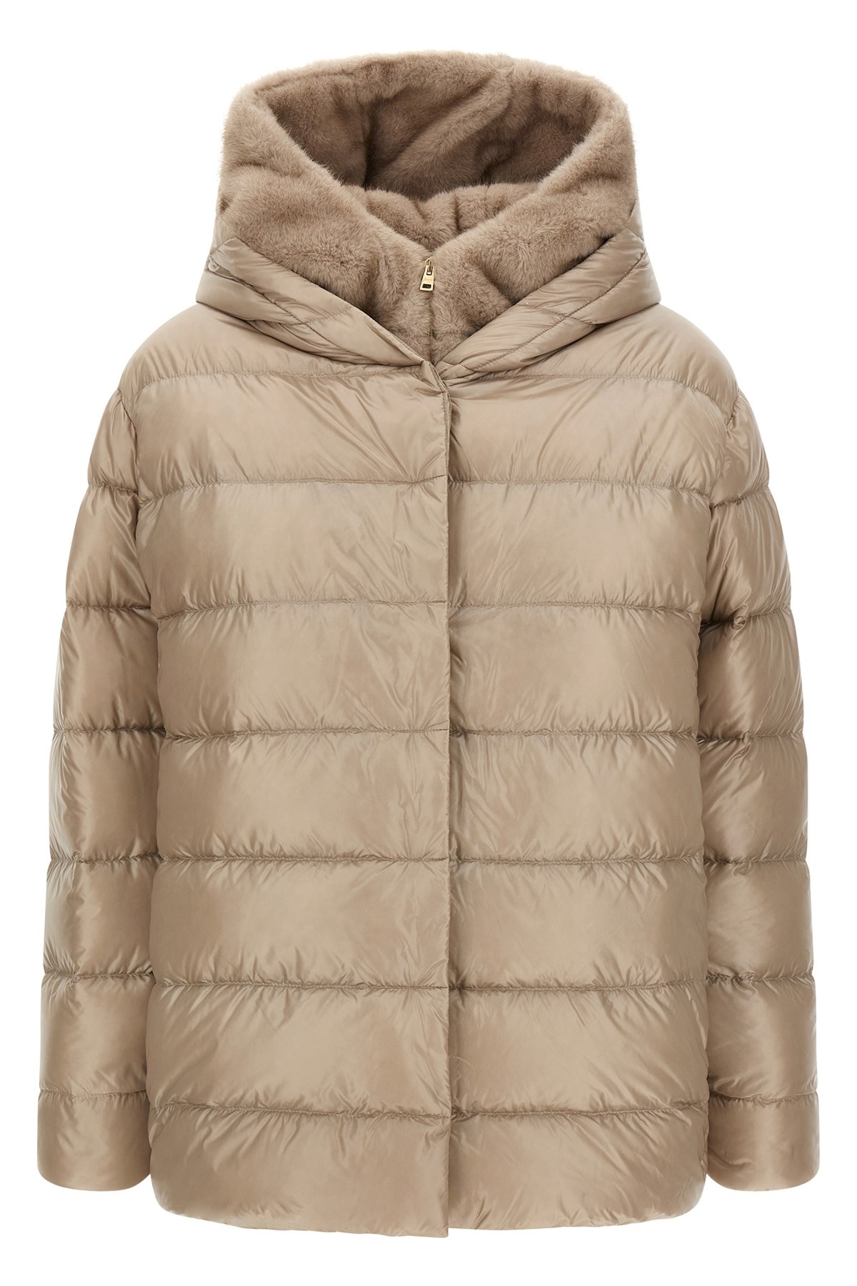 Herno 'fusciacca' Down Jacket In Beige