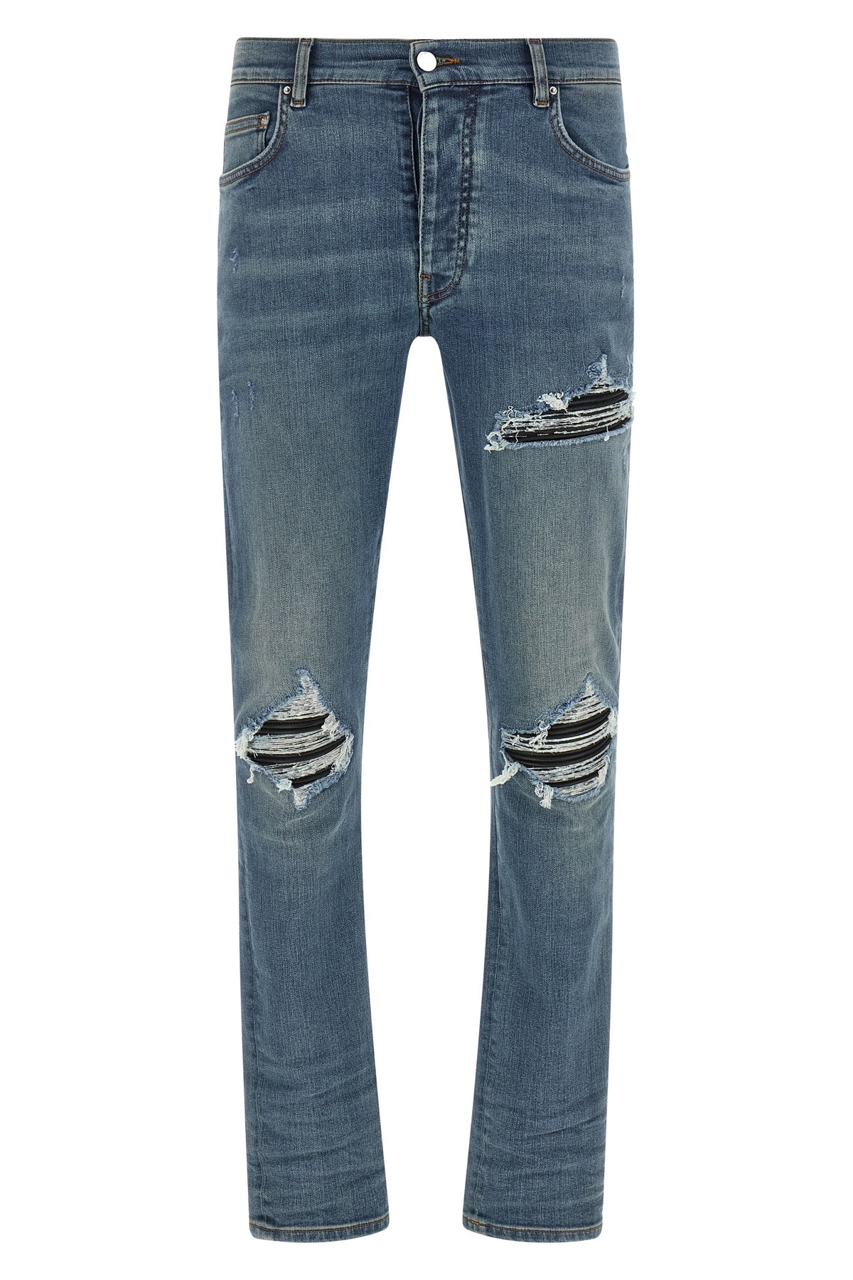 Amiri 'mx1' Skinny Jeans In Blue