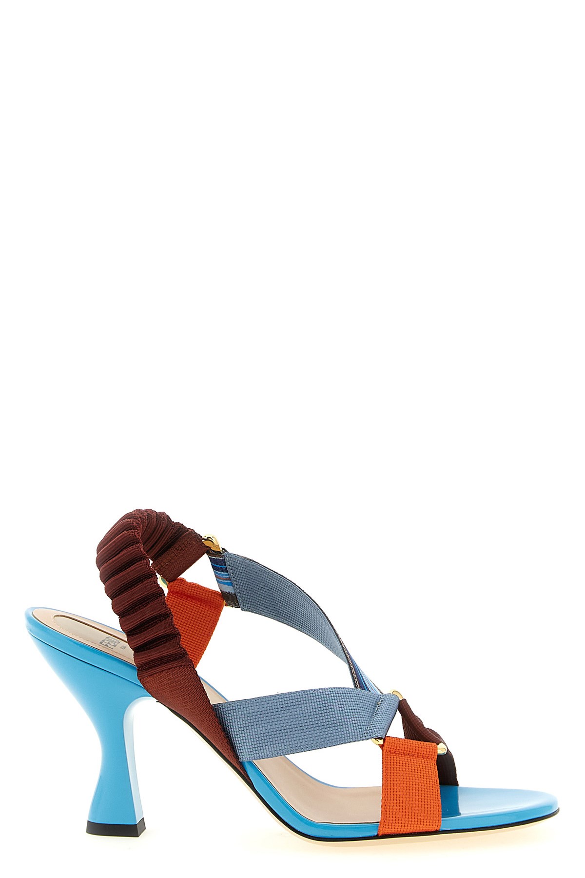 FENDI 'Colibrì' Sandals With Woven Ribbons