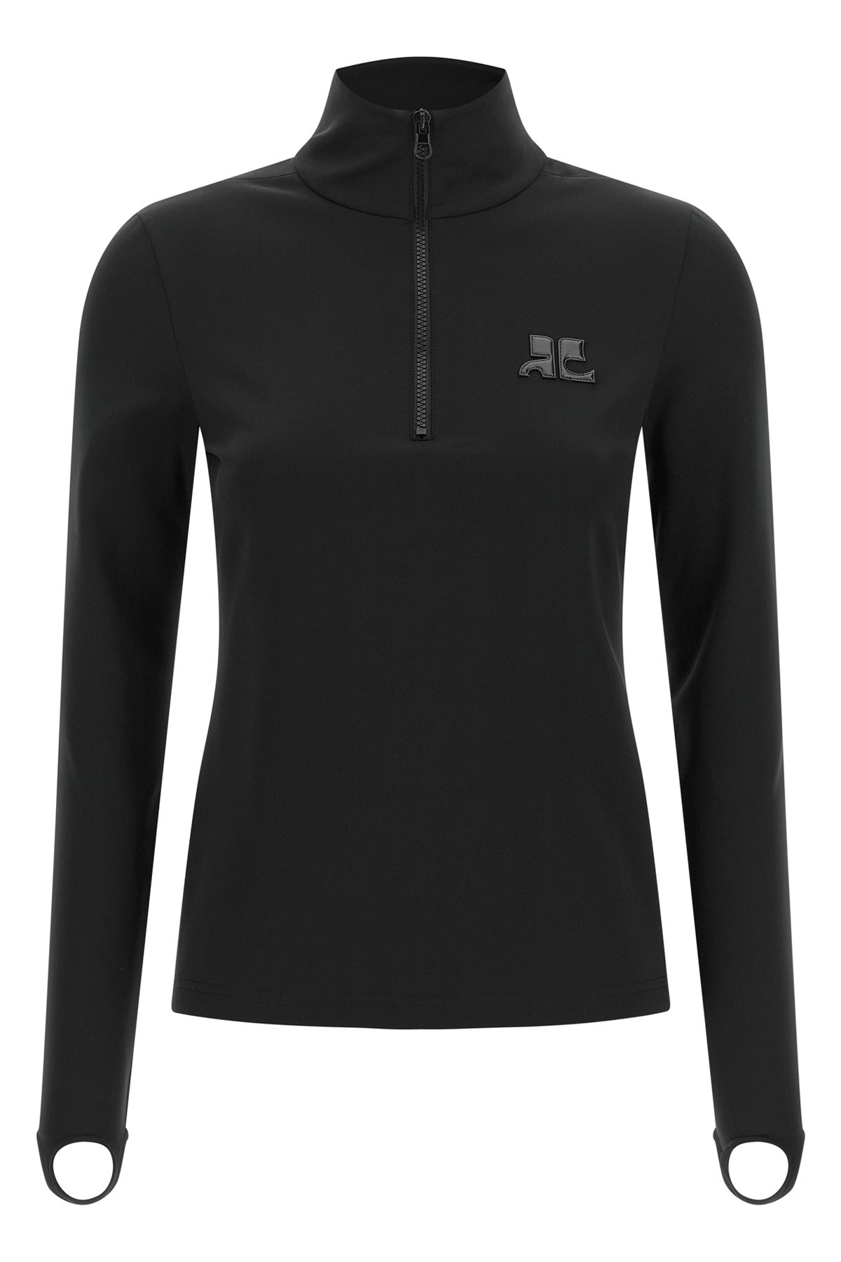 Courrèges 'second-skin' Sweater In Black