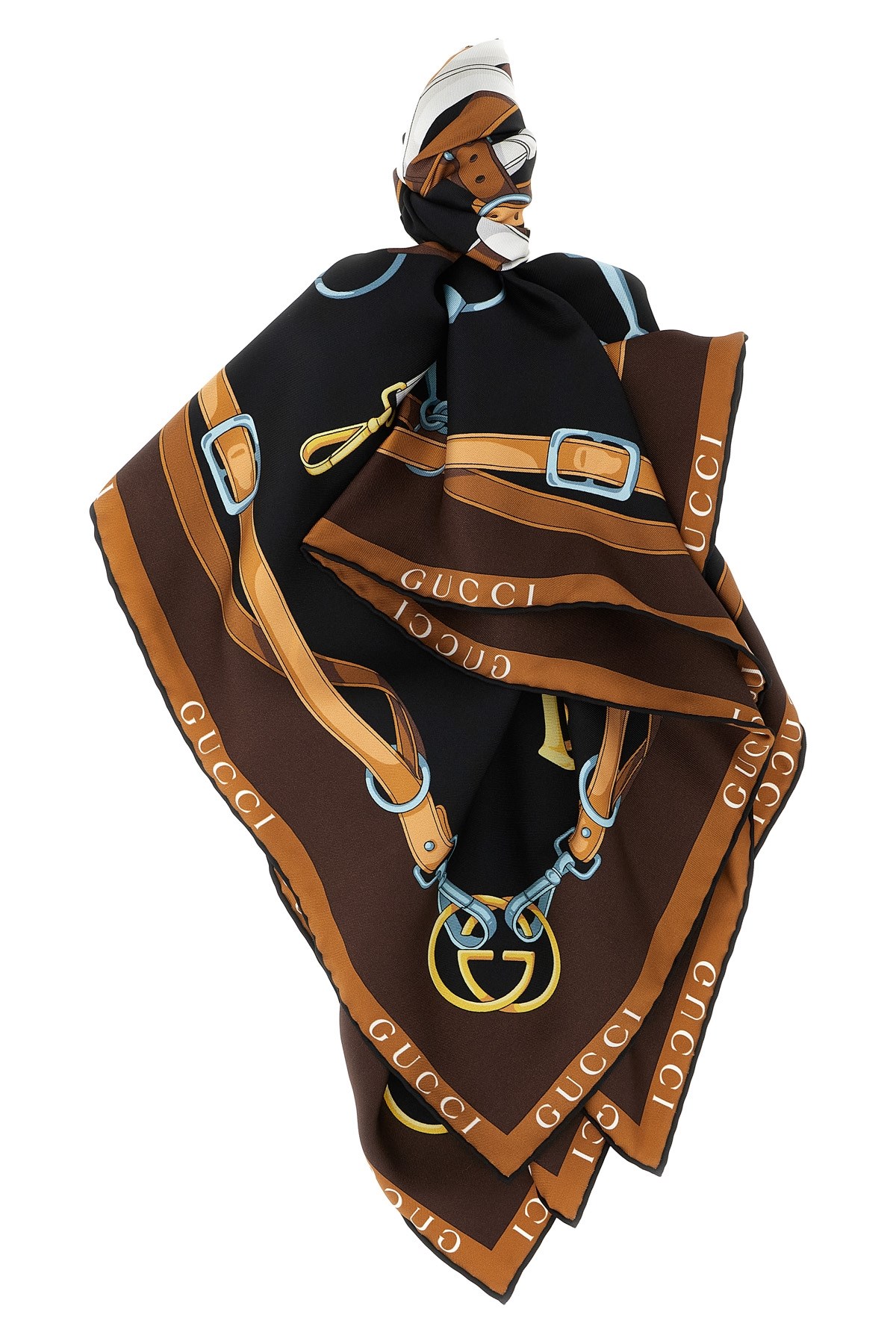 Gucci Printed Silk Scarf