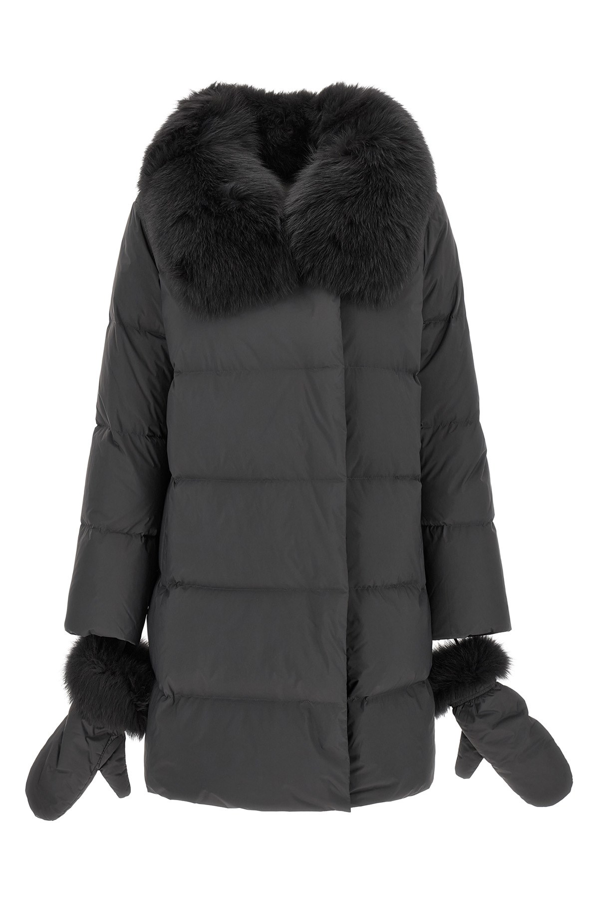 ARMY YVES SALOMON Coat With Mittens