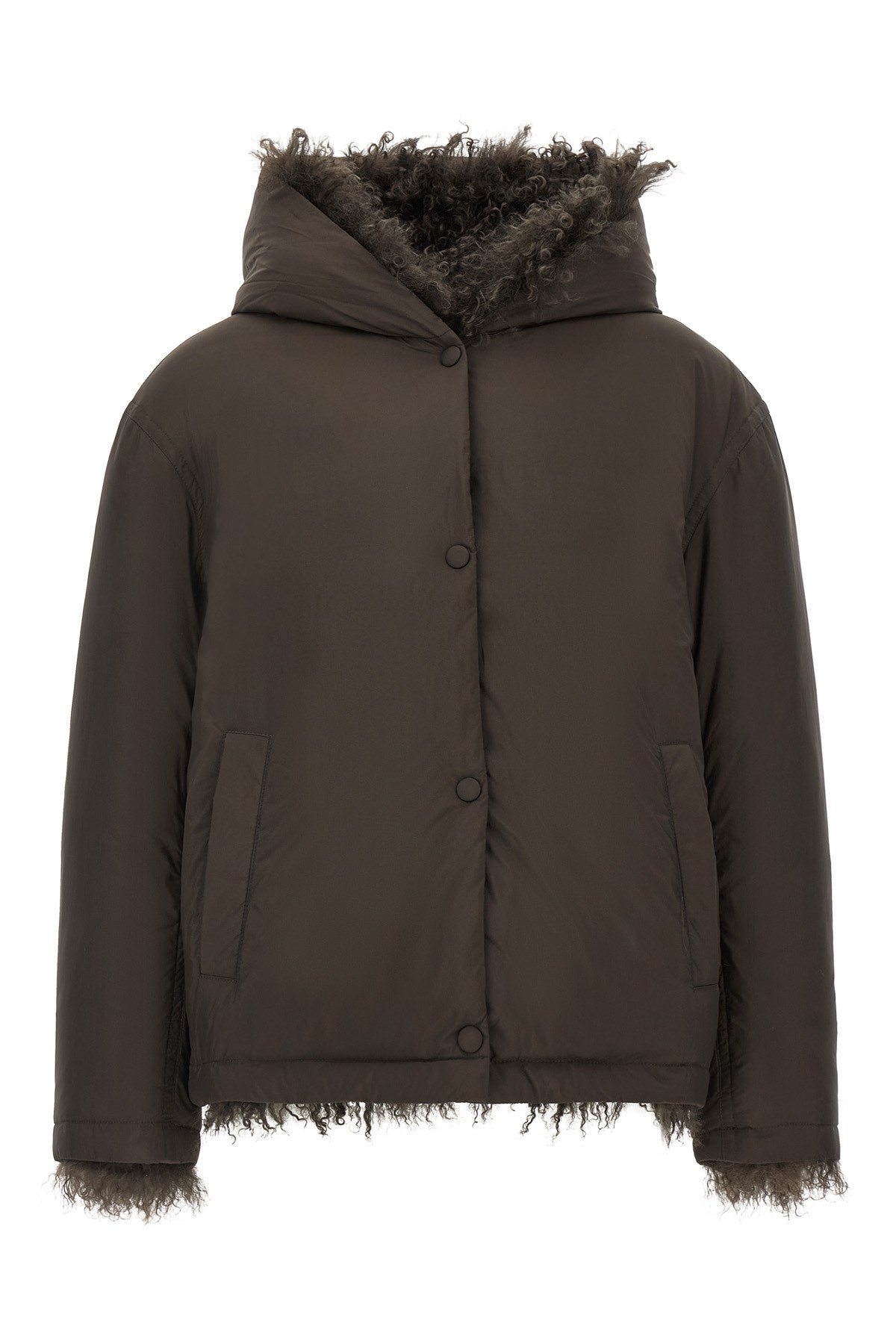 ARMY YVES SALOMON Reversible Fur Down Jacket