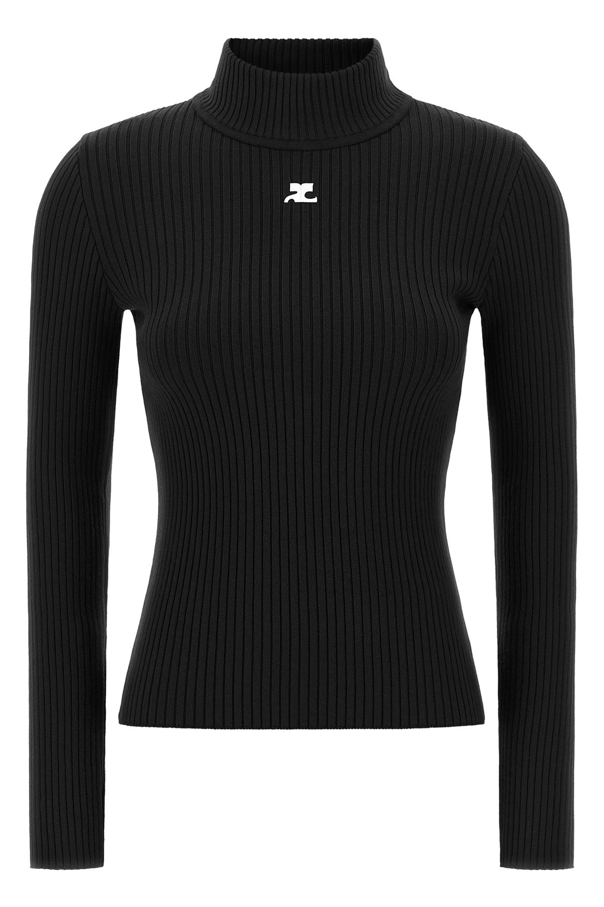 COURREGES 'Reedition' High Neck Sweater
