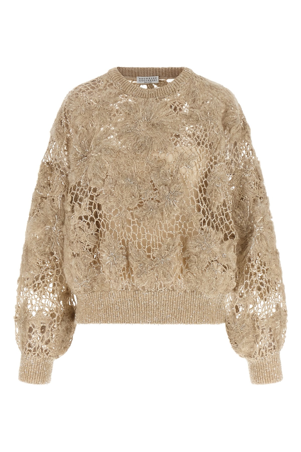 BRUNELLO CUCINELLI 'Whispering Bloom Embroidery' Sweater