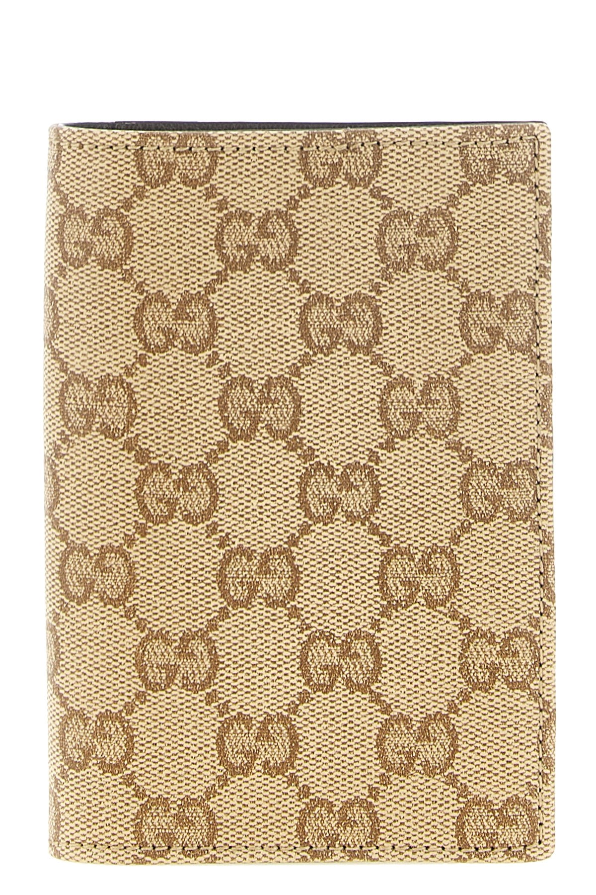 GUCCI Beige 'Gucci Essence Classic' Passport Holder