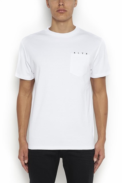 cotton t-shirt with pocket and 'no life' print