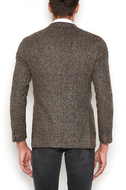 Alpaca Jacket with three Buttons